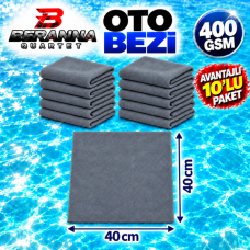 Mikrofiber Oto Kurulama Bezi Gri 40×40 cm 400 GSM Kalın Dokulu Avantajlı 10’lu Paket – Beranna Quartet Mikrofiber Oto Kurulama Bezi Gri 40×40 cm 400 GSM Kalın Dokulu Avantajlı 10’lu Paket – Beranna Quartet