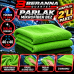 Mikrofiber Parlak Bez 40x40  *350 GSM* (YEŞİL) KALIN DOKULU AVANTAJLI 2 Lİ Paket