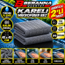 Mikrofiber Kareli Bez (GRİ) 40x40 *350 GSM* Kalın Dokulu  2 Lİ PAKET