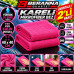 Mikrofiber Kareli Bez (Kırmızı) 40x40 *350 GSM* Kalın Dokulu AVANTAJLI 2 Lİ Paket