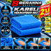 Mikrofiber Kareli Bez (MAVİ) 40x40 *350 GSM* Kalın Dokulu AVANTAJLI  2 li Paket