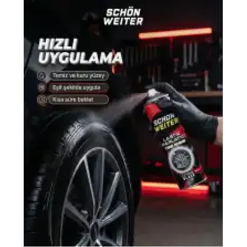 Schön Weiter Araç Oto Lastik Parlatıcı ve Koruyucu Aerosol Sprey 500 ml