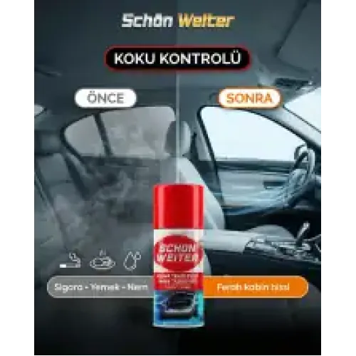 Schön Weiter Araç Oto Klima Bombası Kırmızı Aerosol Sprey 200 ml