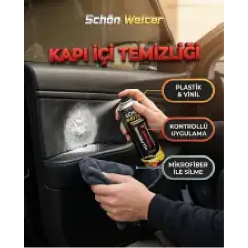 Schön Weiter Oto Araç İçi Temizleyici Köpük Aerosol Sprey (STINGRAY) 500ml
