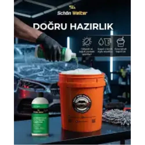 Schön Weiter Araç Oto Ph Nötr Cilalı Oto Yıkama Şampuanı 500ml (Otter)