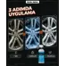 Schön Weiter Araç Oto Mavi Jant Temizleyici - Renkli Köpük Sprey 500ml (Polar Bear)