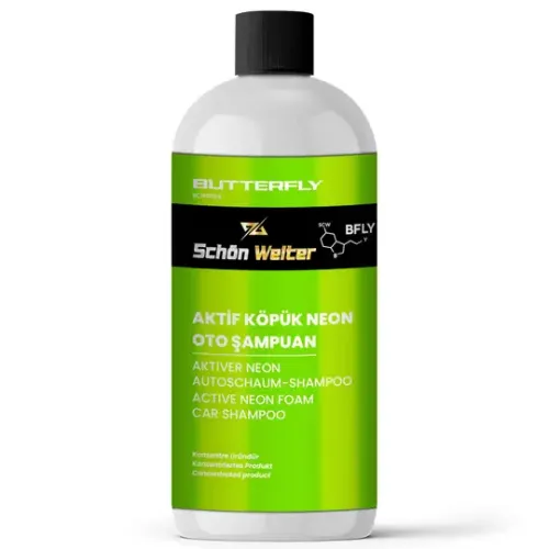 Schön Weiter Araç Oto Aktif Köpük Neon Oto Şampuan 500ml (Butterfly)