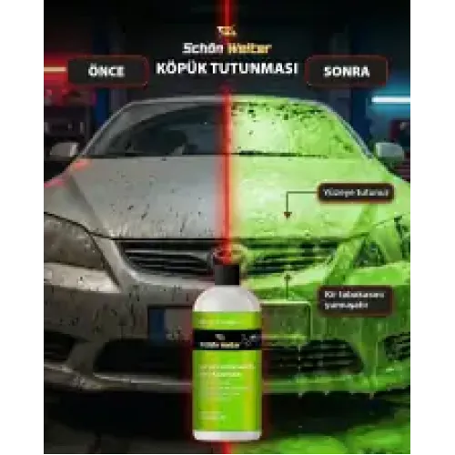 Schön Weiter Araç Oto Aktif Köpük Neon Oto Şampuan 500ml (Butterfly)