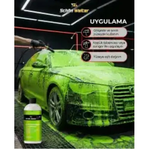 Schön Weiter Araç Oto Aktif Köpük Neon Oto Şampuan 500ml (Butterfly)
