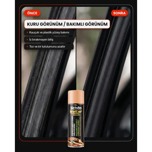 Schön Weiter Silikon ve Emniyet Kemeri Yağlayıcı Sprey 200 ml - Armadillo